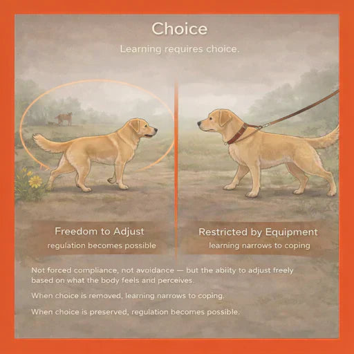 Why is choice important for how dogs learn? - S-K9 ChestCollar