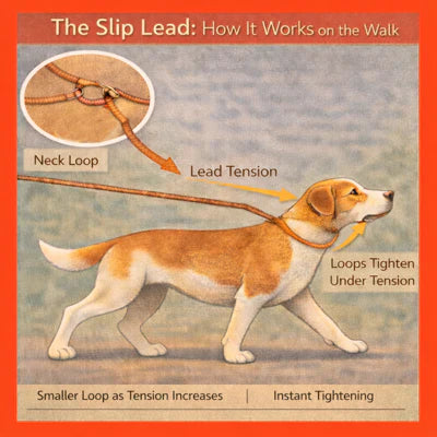 How a Slip Lead Works | Dog Walking & Pulling