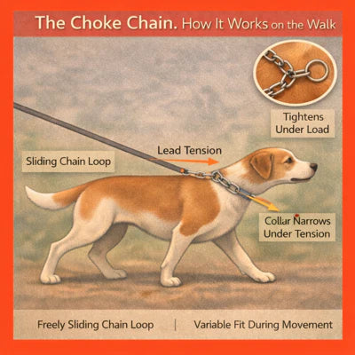 How Does a Choke Chain Work?